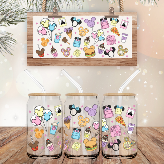 16 OZ SPRING SNACK DESIGN UV DTF WRAP