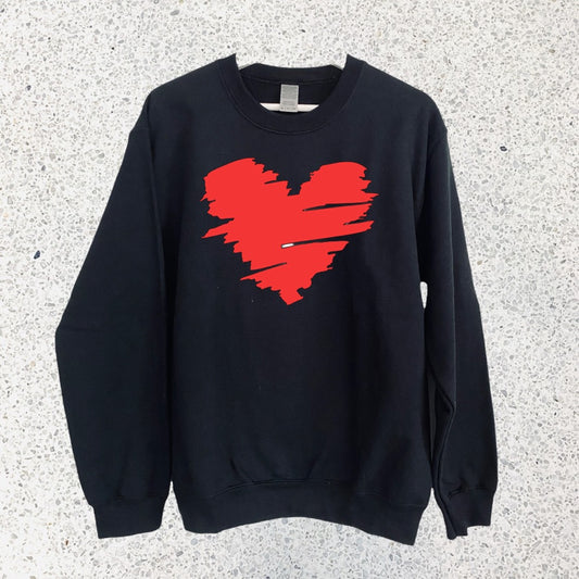 HEART SWEATSHIRT