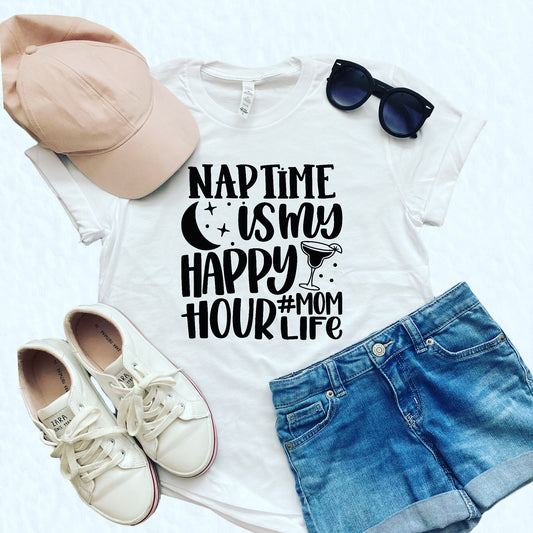 NAP TIME IS MY HAPPY HOUR T-SHIRT