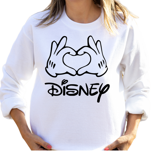 DISNEY HEART SWEATSHIRT