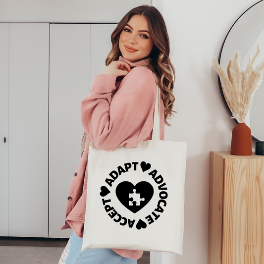 ADAPT ADVOCATE ACCEPT TOTE BAG