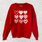 DOODLE HEART SWEATSHIRT