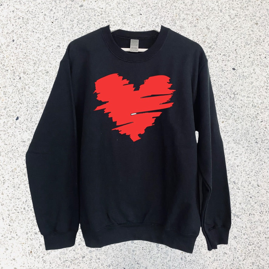 HEART SWEATSHIRT