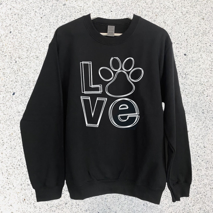 LOVE PAW SWEATSHIRT