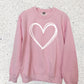 DRAWN HEART SWEATSHIRT