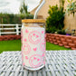 LOVE SMILEY FACE CAN GLASS
