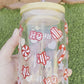 CANDY CANE CAN GLASS