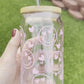 LOVE SMILEY FACE CAN GLASS