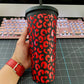 CHEETAH MATTE BLACK TUMBLER