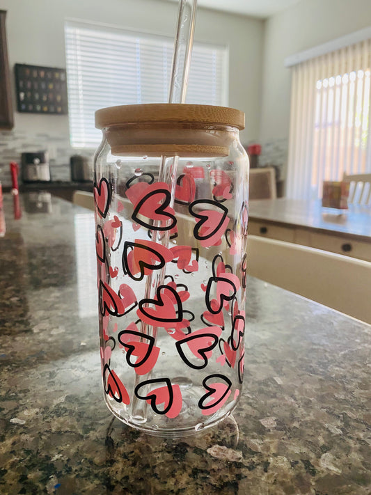 HEART GLASS CAN