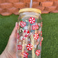CANDY CANE CAN GLASS