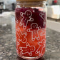 GINGERBREAD MAN CAN GLASS
