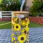 SUNFLOWER CAN GLASS